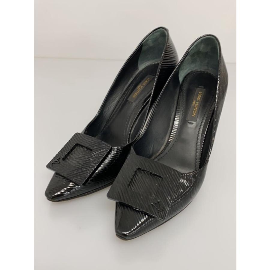 LOUIS VUITTON◇パンプス/34/BLK/エナメル : セカンドストリートYahoo