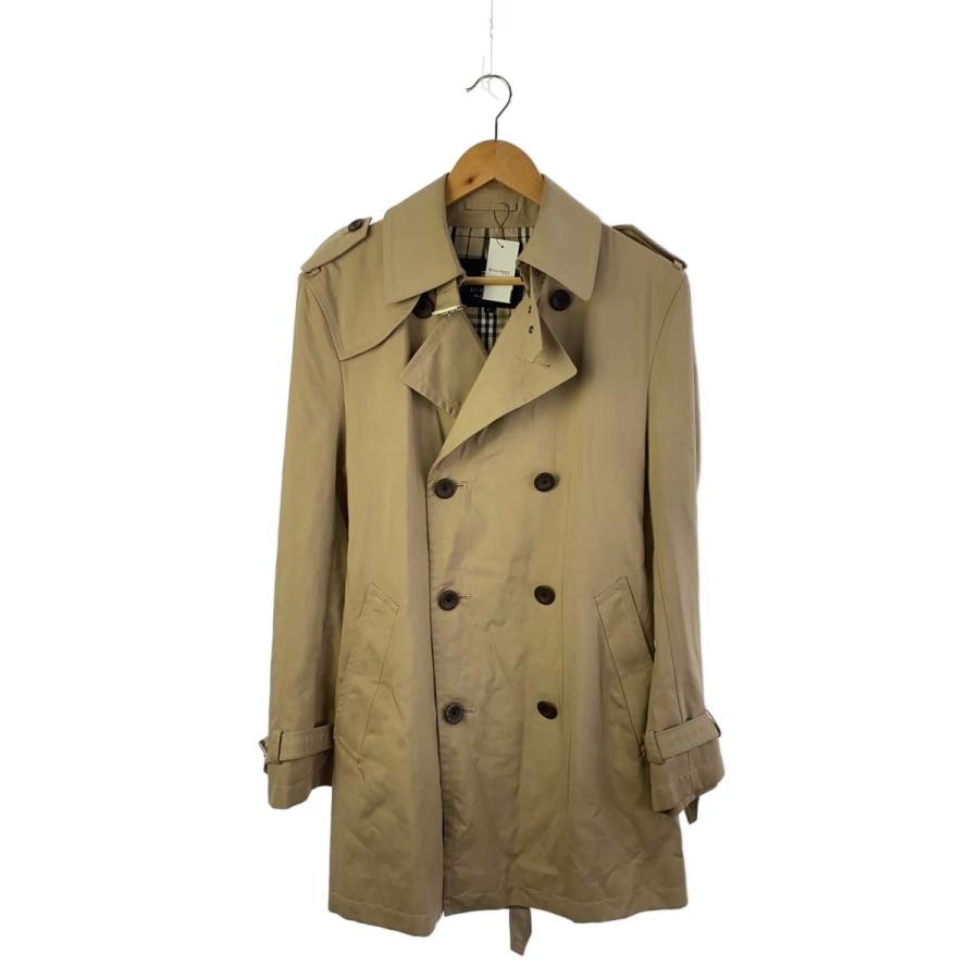 BURBERRY BLACK LABEL◇トレンチコート/M/ポリエステル/ベージュ/BMA03