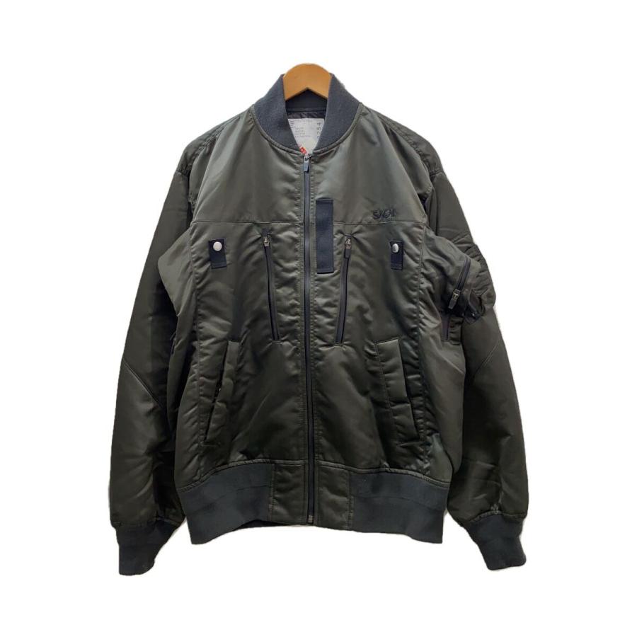 sacai◇23AW/Nylon Twill Blouson/ブルゾン/1/ナイロン/KHK/23-03254M