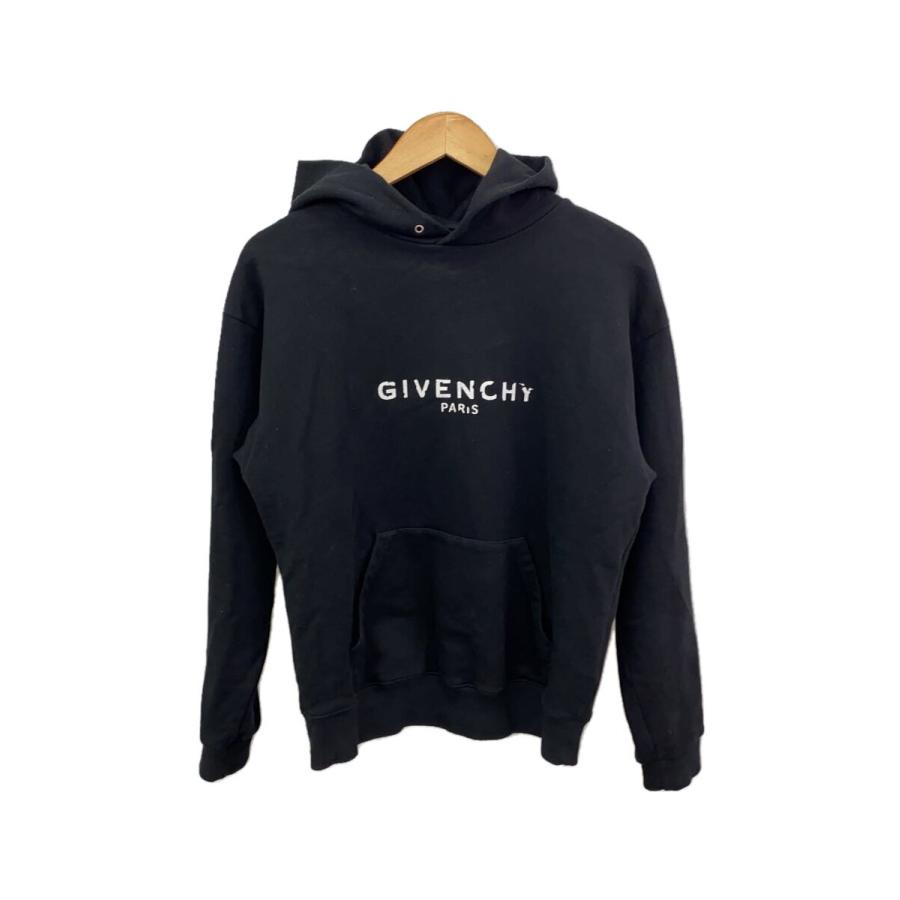 GIVENCHY◇ジバンシィ/パーカー/S/コットン/ブラック/プリント