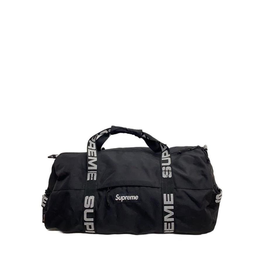 Supreme◇18SS/Large Duffle Bag/ボストンバッグ/ナイロン/BLK