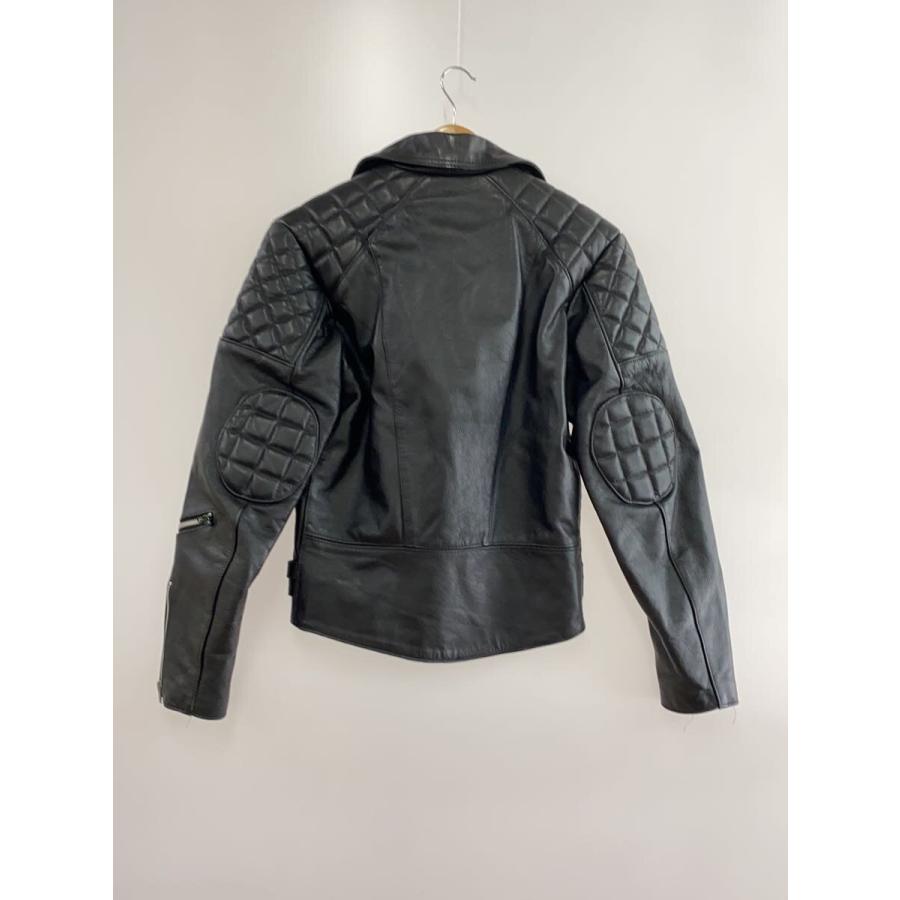 666 Leather Wear◇ダブルライダースジャケット/--/牛革/BLK