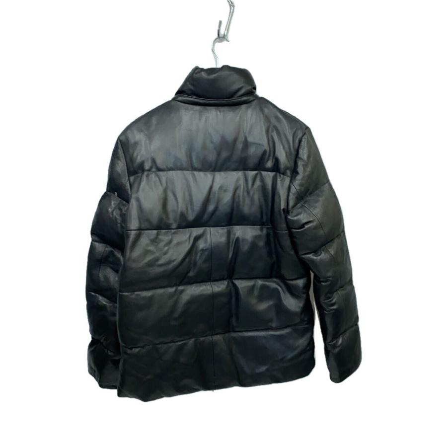 AVIREX◇ラムレザー/レザーダウンジャケット/フード欠品/ダウン