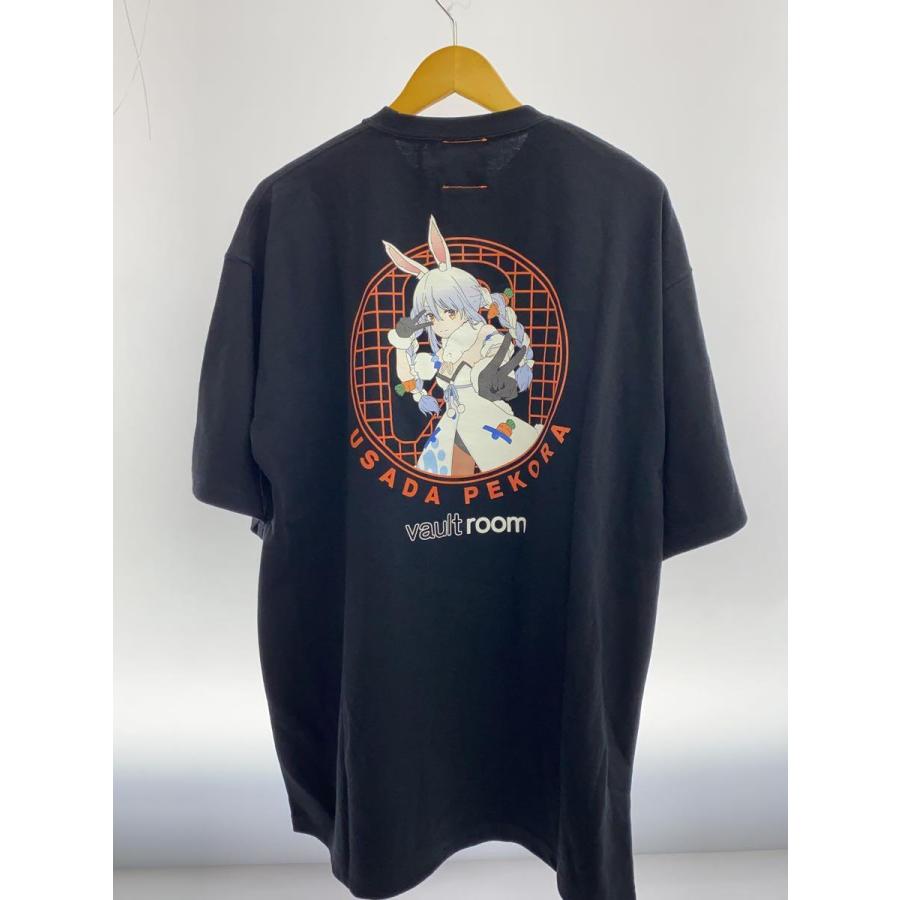 VAULTROOM/VR×PEKORA TEE/XL/コットン/BLK/プリント/兎田ぺこら