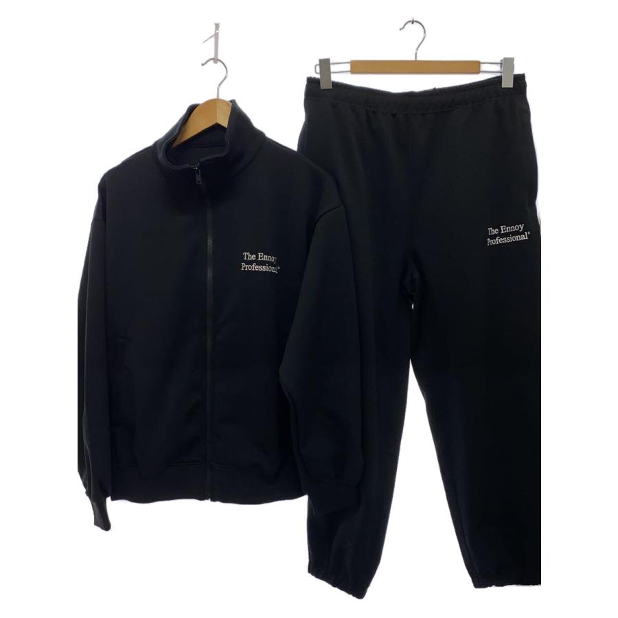 the ennoy professional◇セットアップ/M/ポリエステル/ブラック/無地
