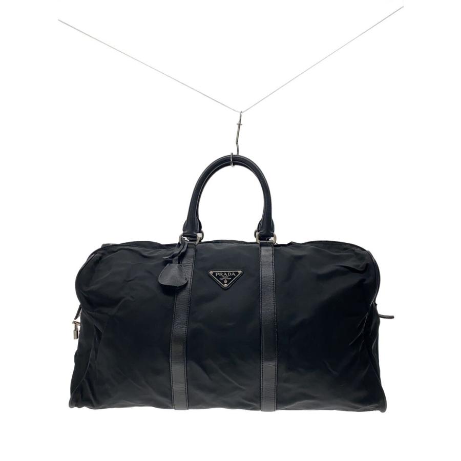 PRADA◇ボストンバッグ/ナイロン/BLK : セカンドストリートYahoo!店