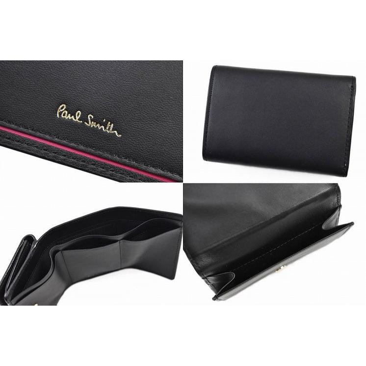 Paul Smith（ポール・スミス） ミニ財布 三つ折り 財布 コンパクト