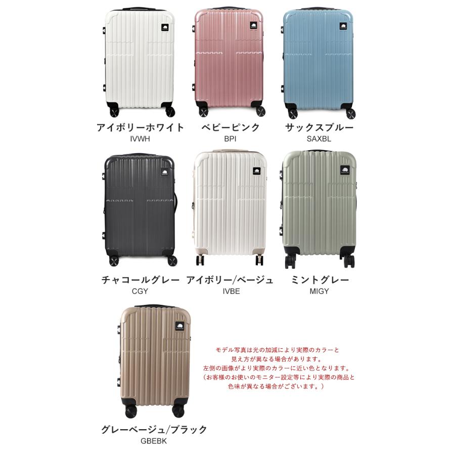 SCANDINAVIAN FOREST スーツケース キャリーケース 軽量 大容量 1年