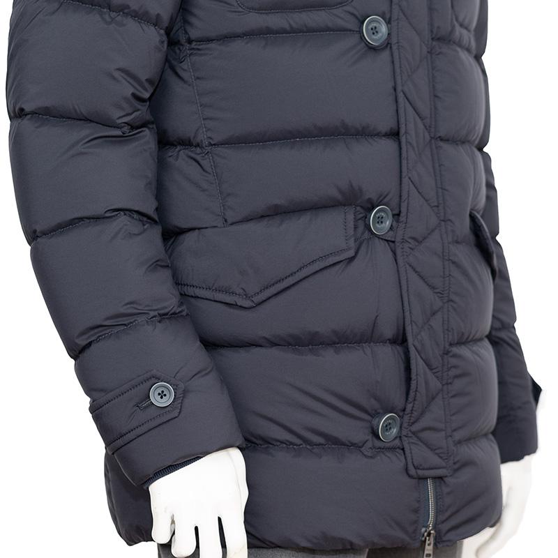 HERNO（ヘルノ） L'ESKIMO 超軽量 ネイビー フーデット ダウン