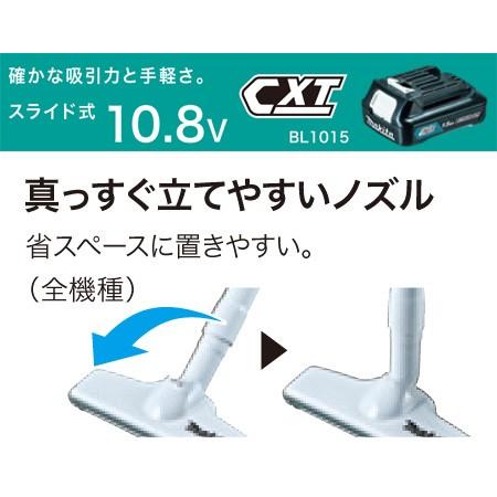 マキタ（makita） CL106FDZW 充電式クリーナ バッテリ別売 充電器別売