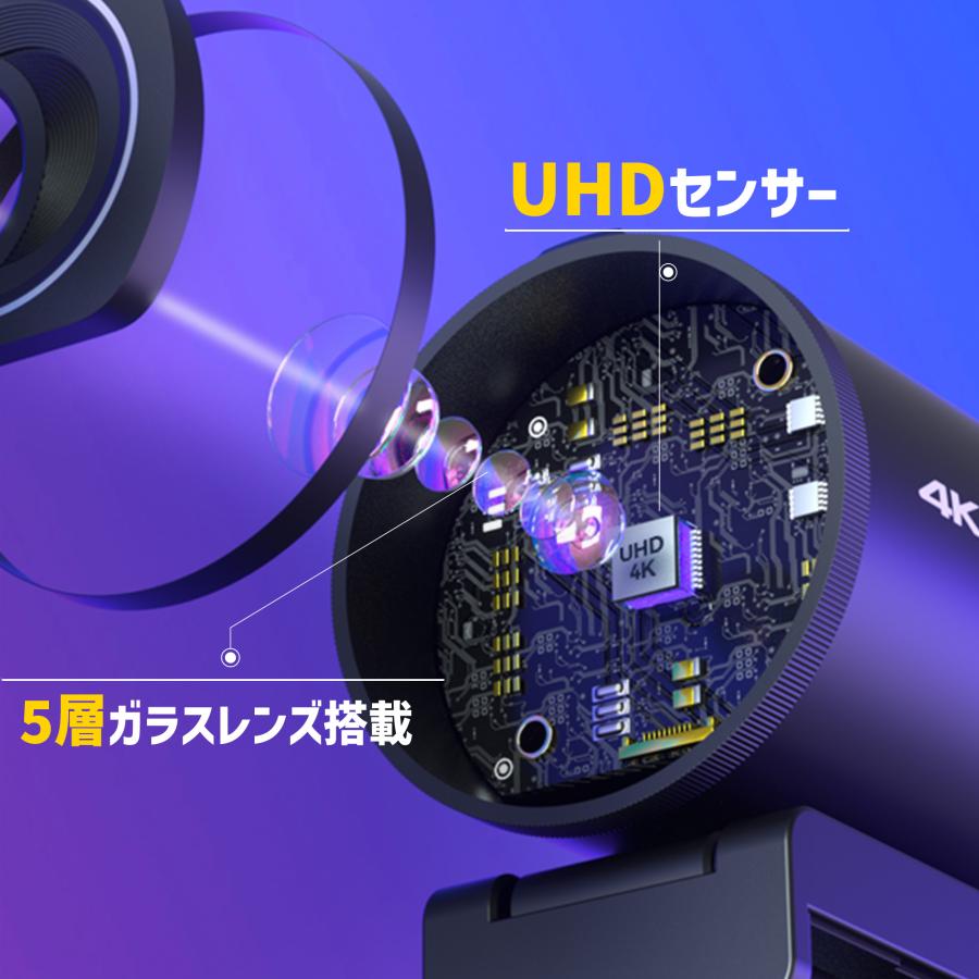 eMeet 【春セール限定(15%OFF+ポイント爆増) 特典3点】 EMEET 4K Web