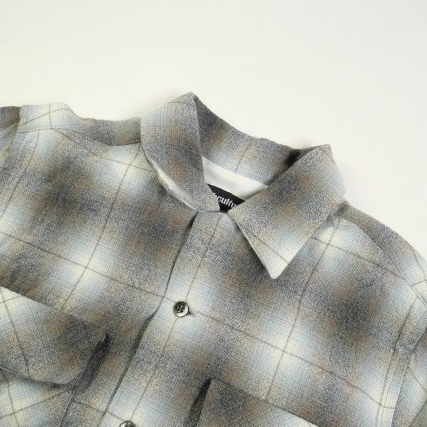 subculture サブカルチャーWOOL CHECK SHIRT IVORYWOOL CHECK SHIRT
