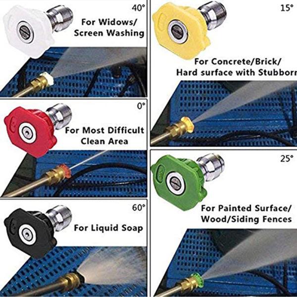高圧洗浄機ガンアダプター 1/4インチ K2.K3.K4.K5.K6.K7 スプレー