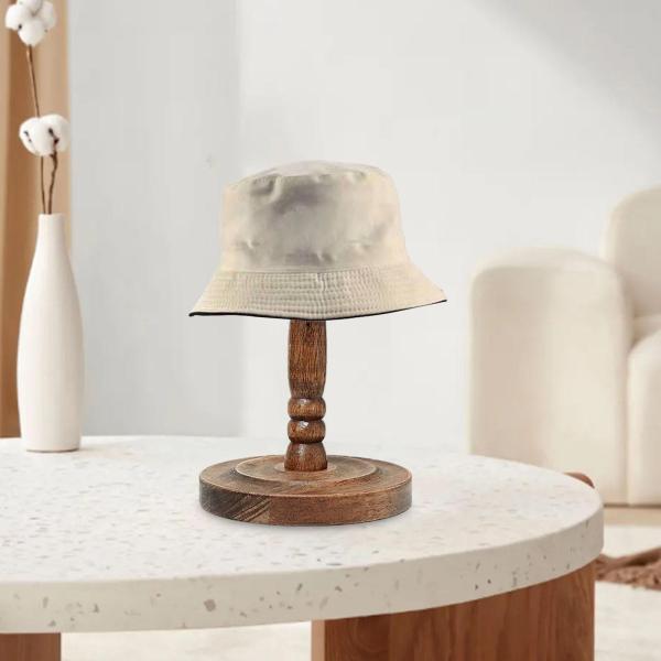 帽子スタンド ハット 帽子掛け ホルダースタンド ウッドスタンド 自立