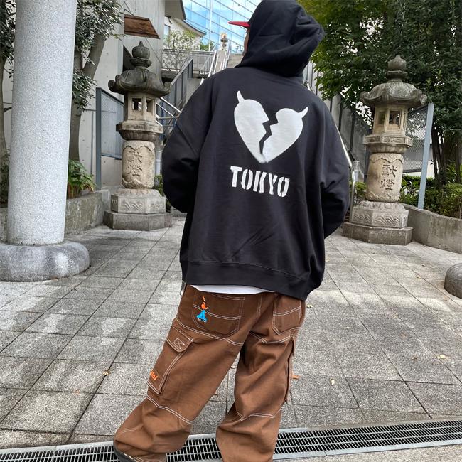 期間限定ポイント10倍！パーカー DEVILUSE x STORMY デビルユース