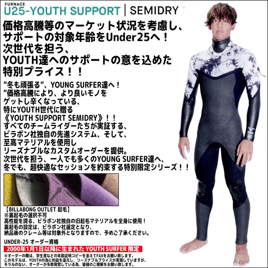 BILLABONG（ビラボン） 25-26 BILLABONG セミドライ ウェットスーツ
