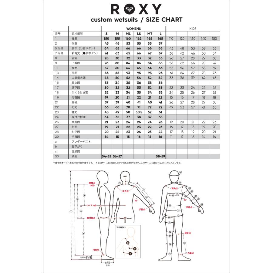 ROXY（ロキシー） 25-26 ROXY セミドライ ウエットスーツ カスタム