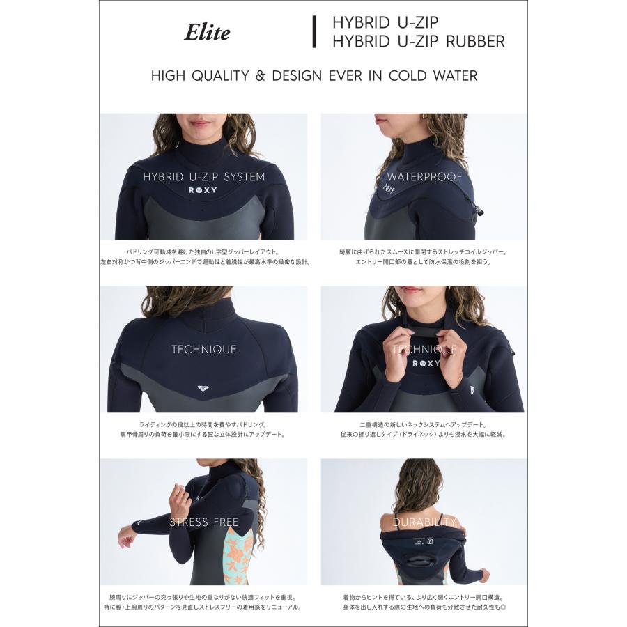ROXY（ロキシー） 25-26 ROXY セミドライ ウエットスーツ ハイブリッド