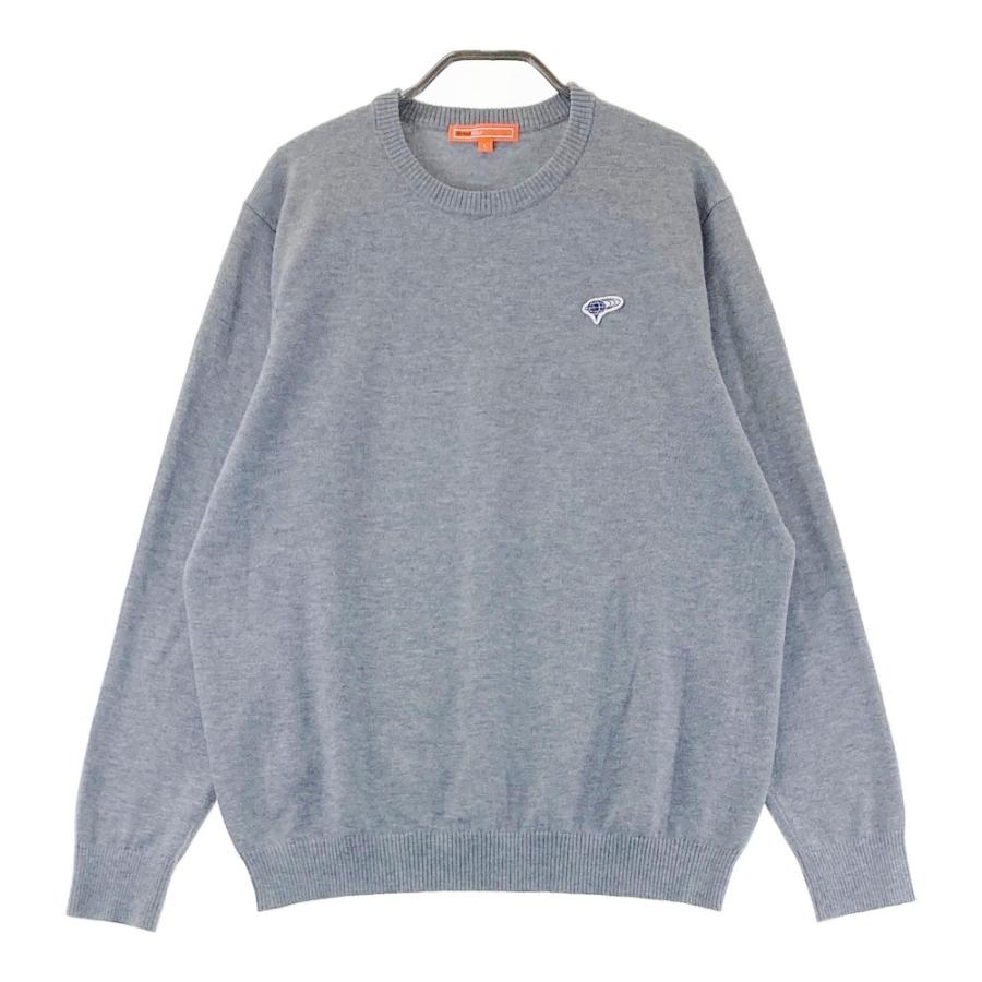 BEAMS GOLF ビームスゴルフ ニットセーター グレー系 L ゴルフウェア