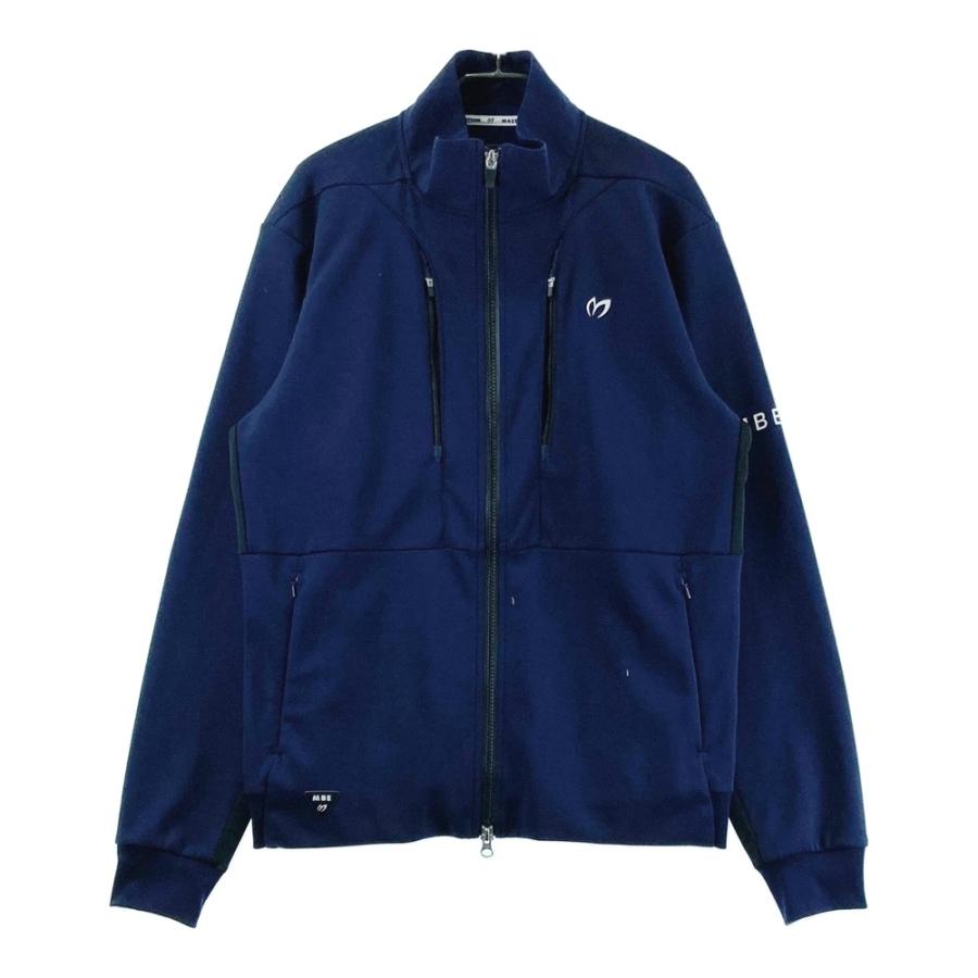 裏起毛 マスターバニー ジャケット ブルゾン M〜L相当 紺 濃紺