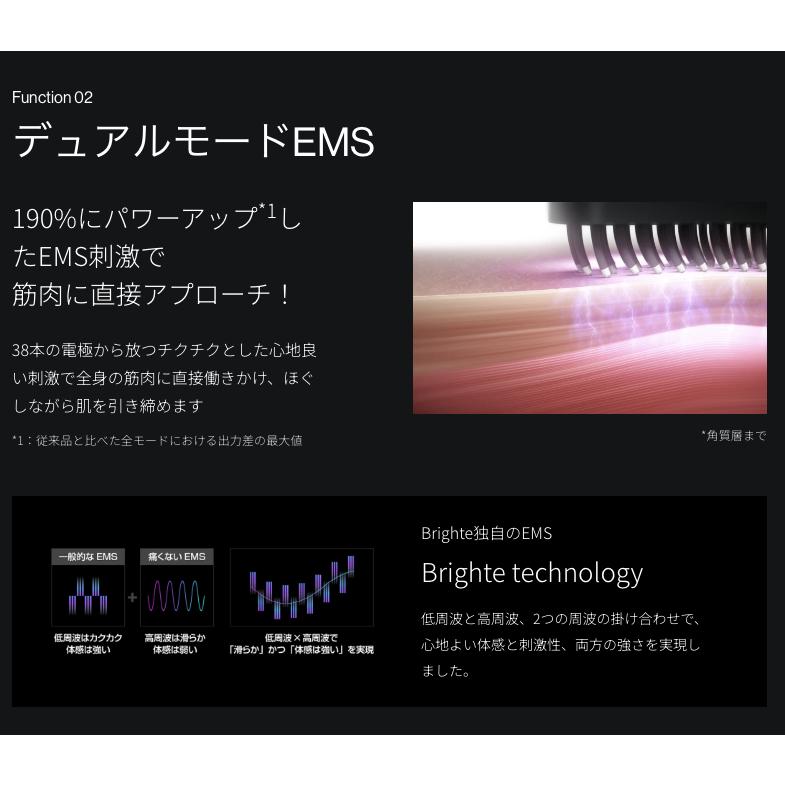 Brighte ブライト ELEKI BRUSH+ PINK エレキブラシ ピンク 美顔器 EMS