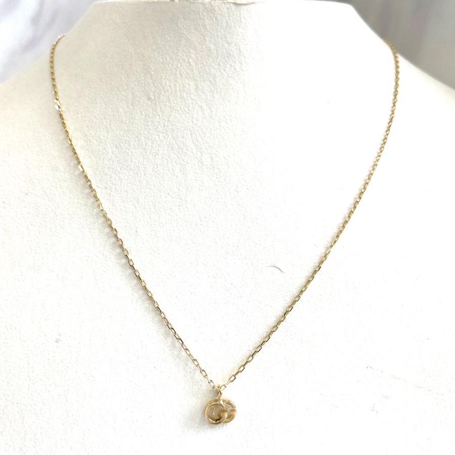 GUCCI（グッチ） 【中古】 ネックレス GG ランニング ロゴ ブルー