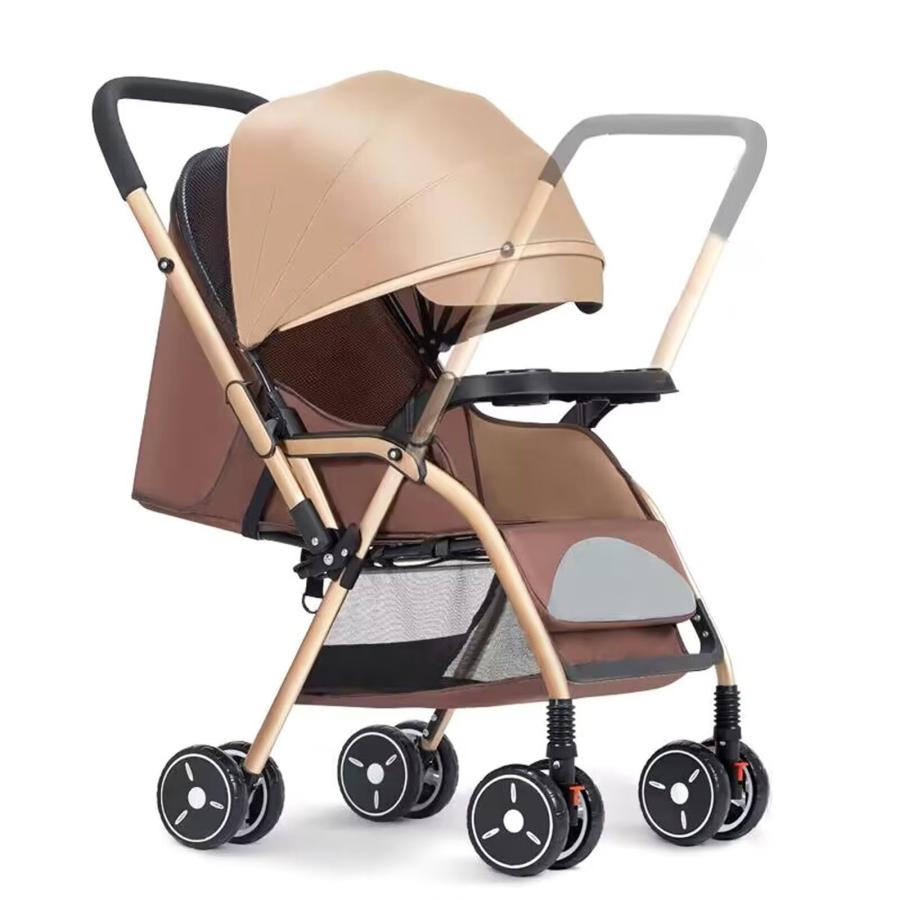両対面 ベビーカー ab型 折り畳み 軽量 コンパクト リクライニング