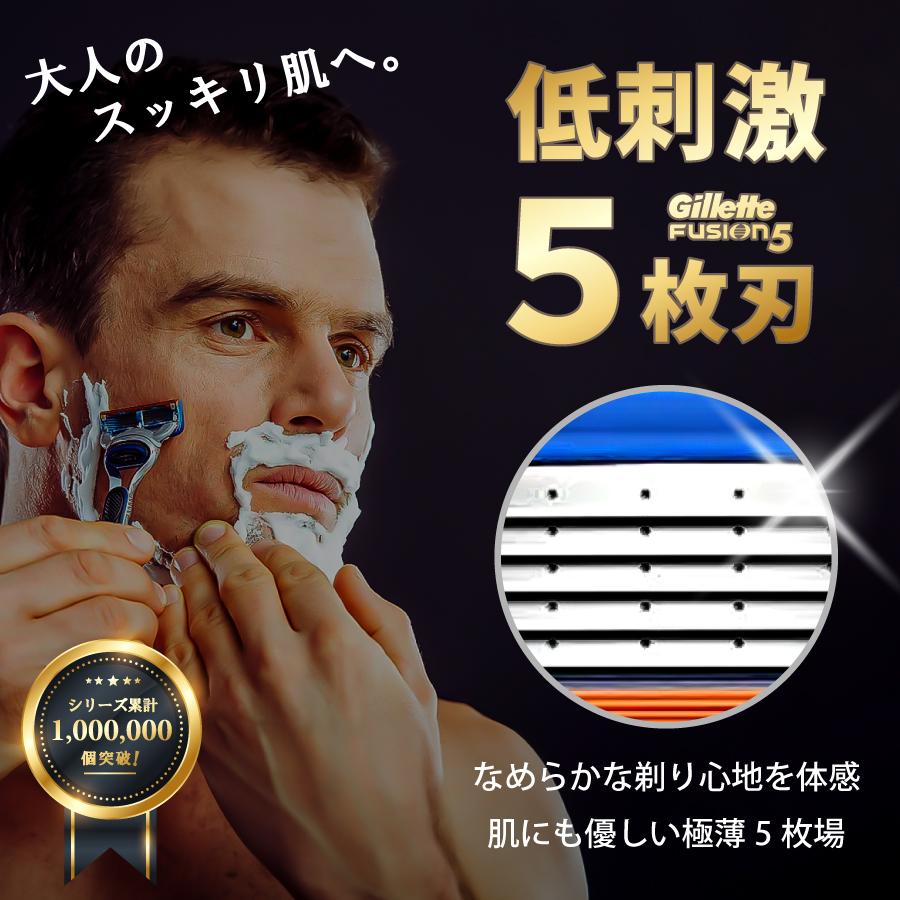 互換品 ジレット替刃 ジレット フュージョン 替刃 替え刃 男性 メンズ