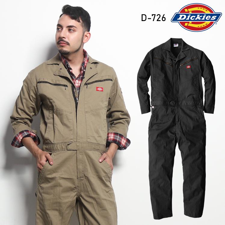 Dickies（ディッキーズ） 作業服 ストレッチ 長袖つなぎ服 男女兼用 D