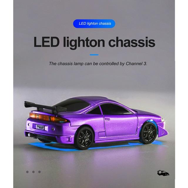 TURBO RACING 1/76スケール C72パープル オンロードカー [C72