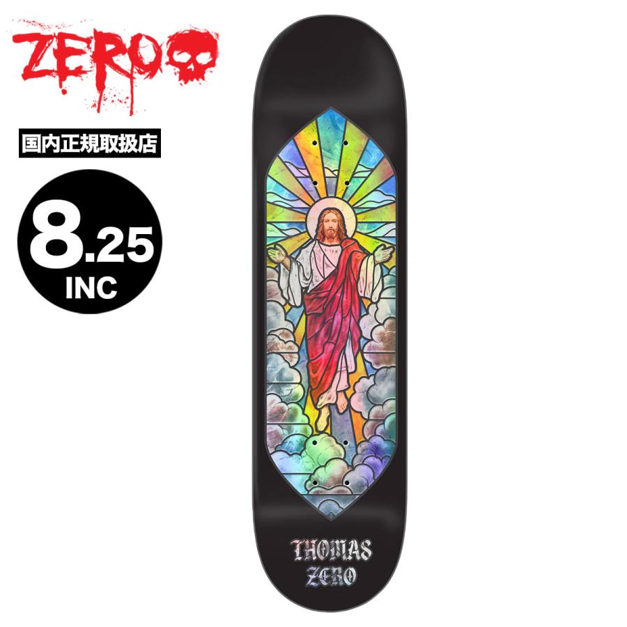 ZERO ゼロ スケートボード スケボー デッキ 8.25inch ステンドグラス
