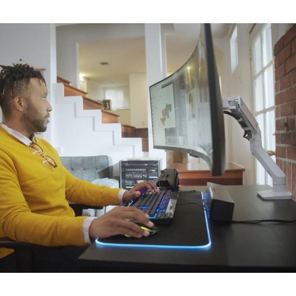 エルゴトロン（ergotron） HX デスクモニターアーム ホワイト/白 49