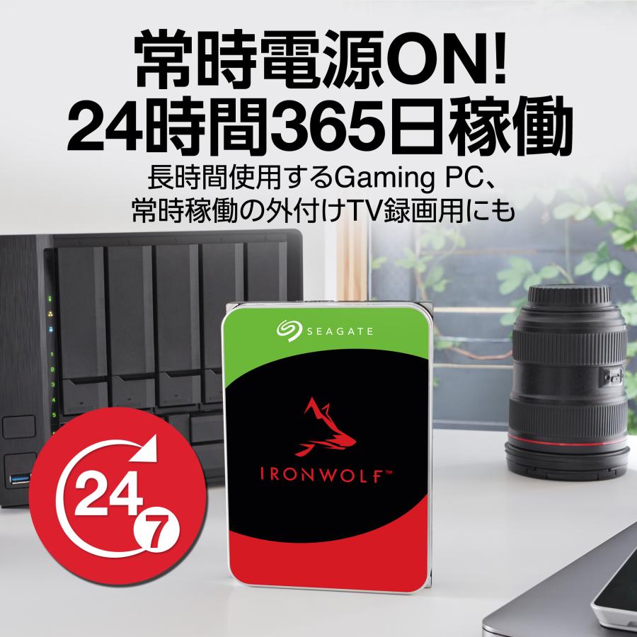 Seagate（シーゲイト） IronWolf Pro 3.5インチ 2TB 内蔵