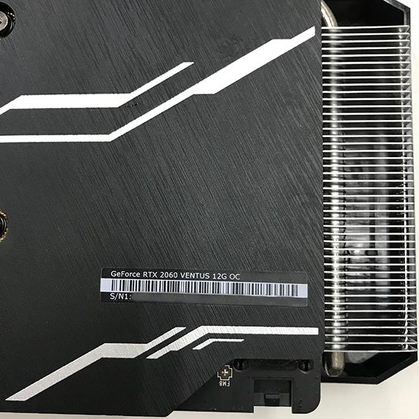 MSI MSI VENTUS GeForce RTX2060 12GB GDDR6 HDMI 通常版 非LHR 展示品
