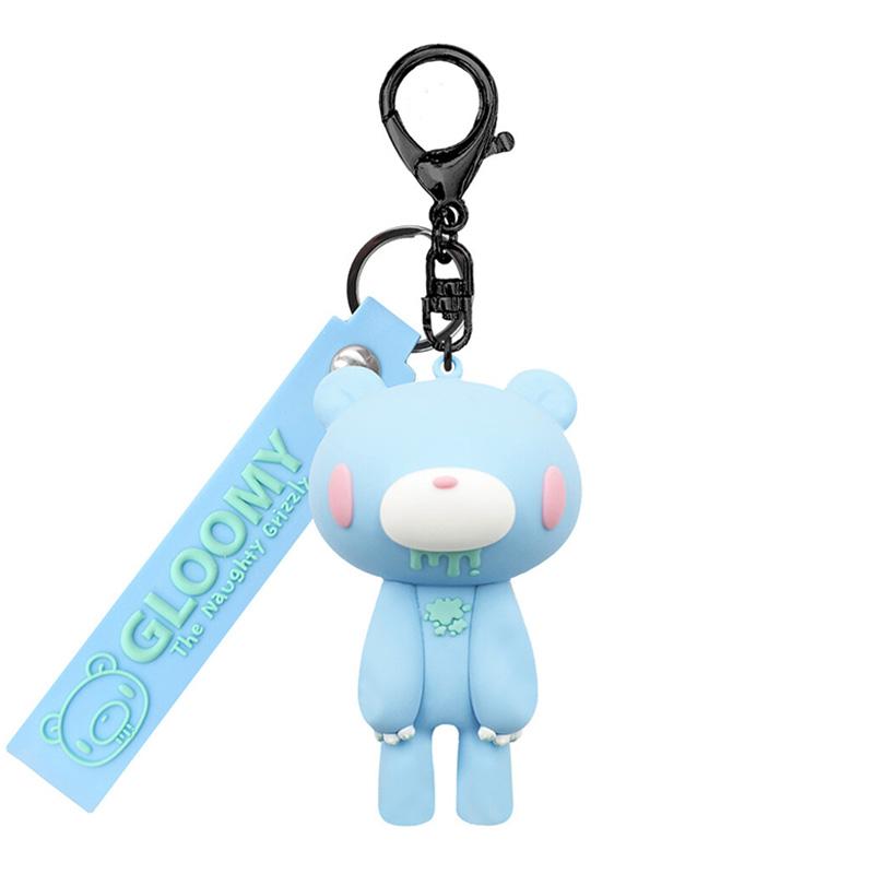 GLOOMY グル〜ミ〜 フィギュア付きキーチェーン COTTON BLUE（コットン