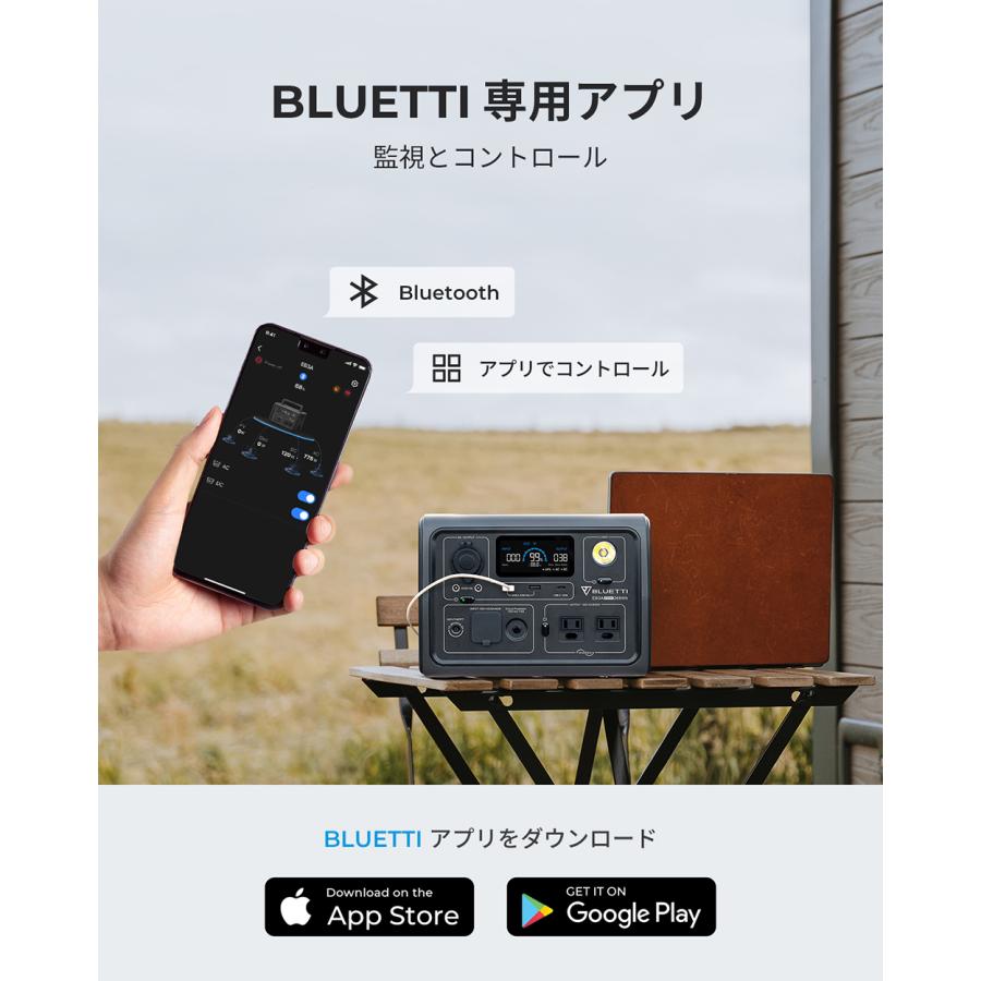 BLUETTI ポータブル電源 ソーラーパネル セット EB3A+120W 軽量 小型