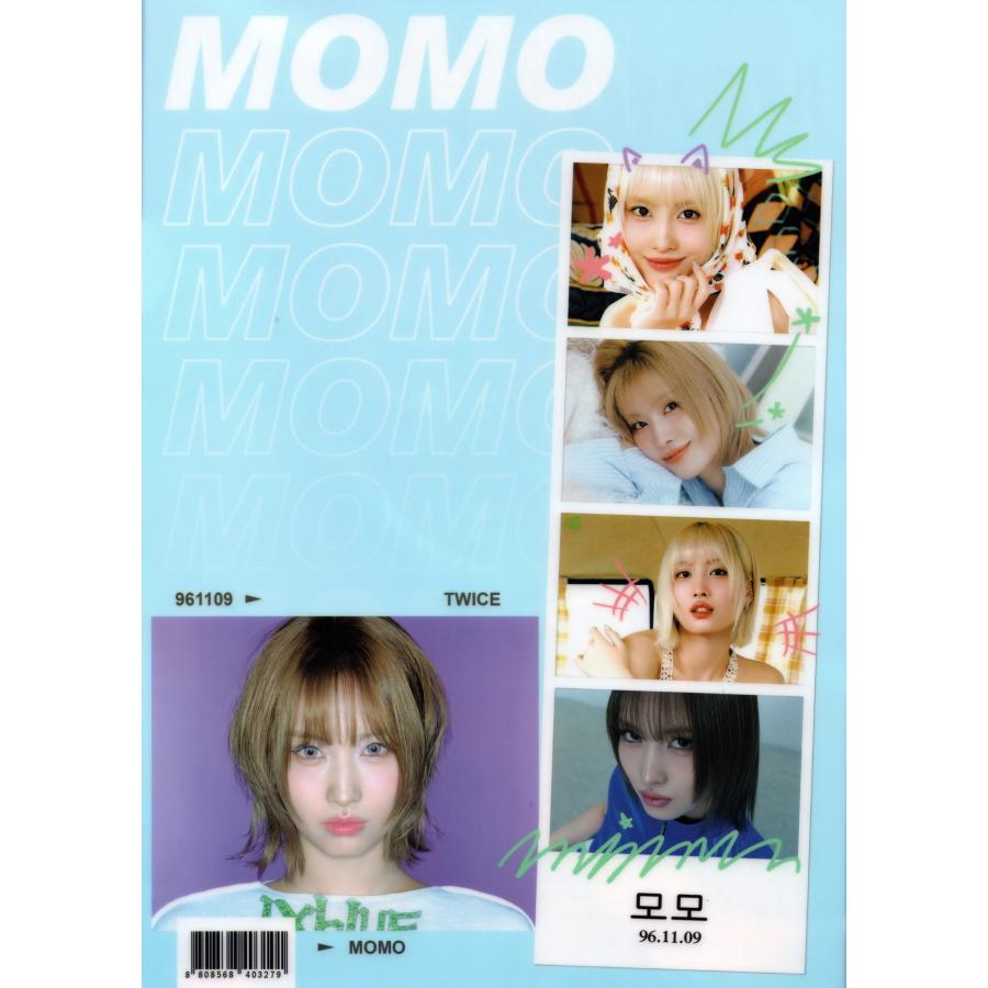 TWICE MOMO モモ グッズ クリアファイル A4サイズ K-POP Ver.1