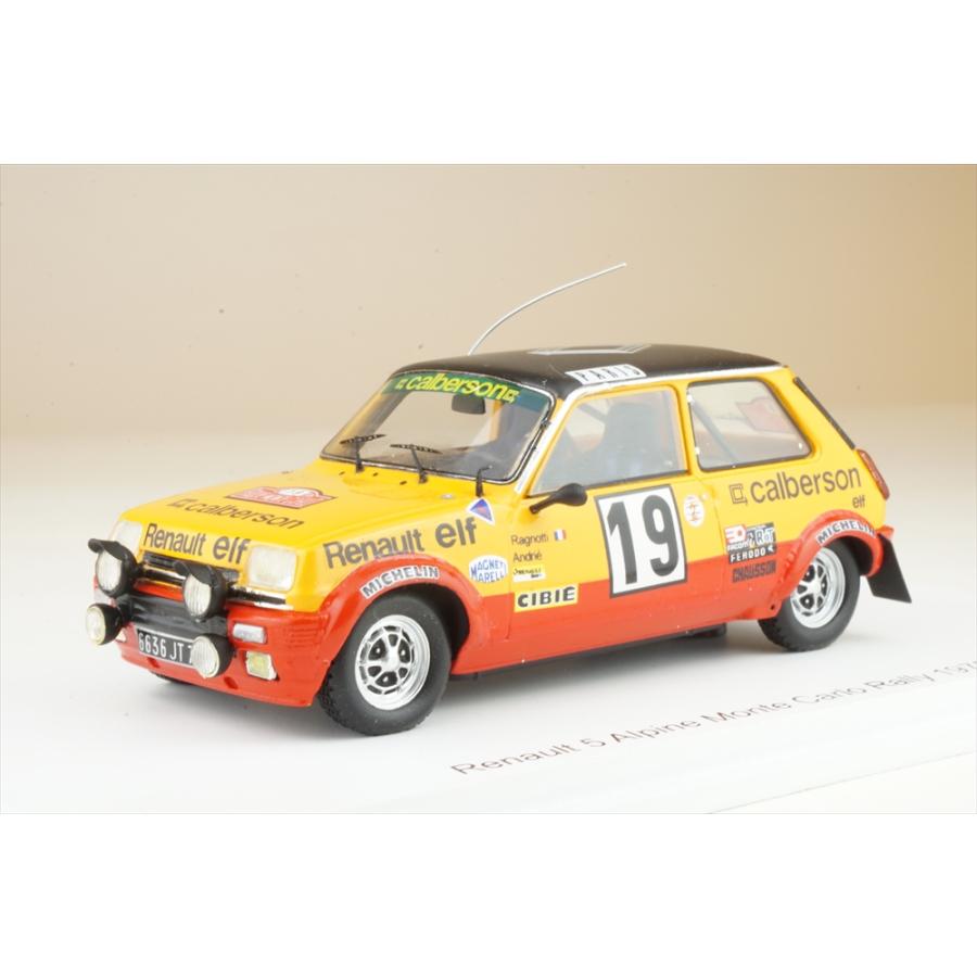 スパーク 1/43 ルノー 5 アルピーヌ Gr2 No.19 1978 WRC ラリー