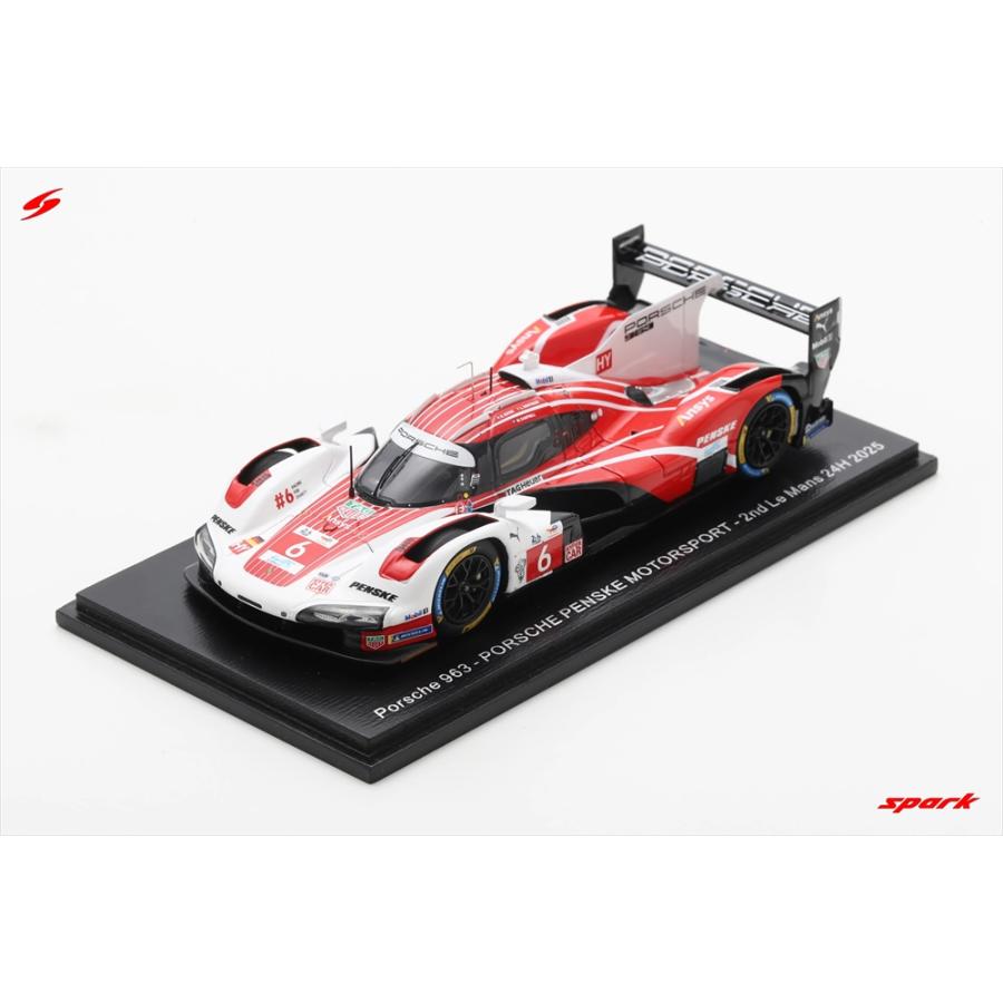 スパーク 1/43 ポルシェ 963 No.6 2025 ル・マン24時間 2位 K.Estre/L