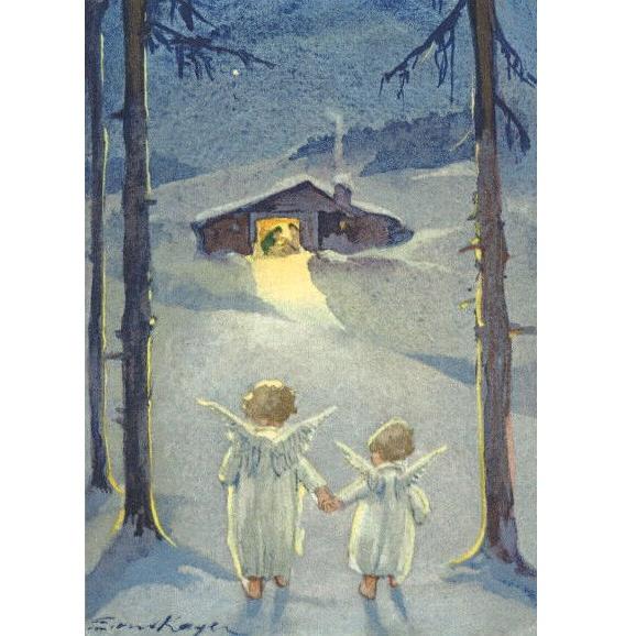 エリカ ・ フォン ケーガー 飼葉桶に向かう途中の二人の天使