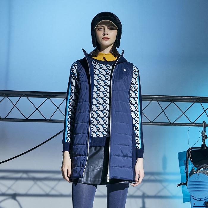 Heal Creek（ヒールクリーク） ストレッチタフタ中綿ベストワンピース