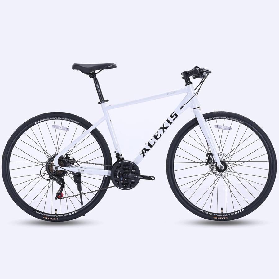クロスバイク 自転車 ACEXIS シマノ21段変速 適応身長160cm以上 厚手