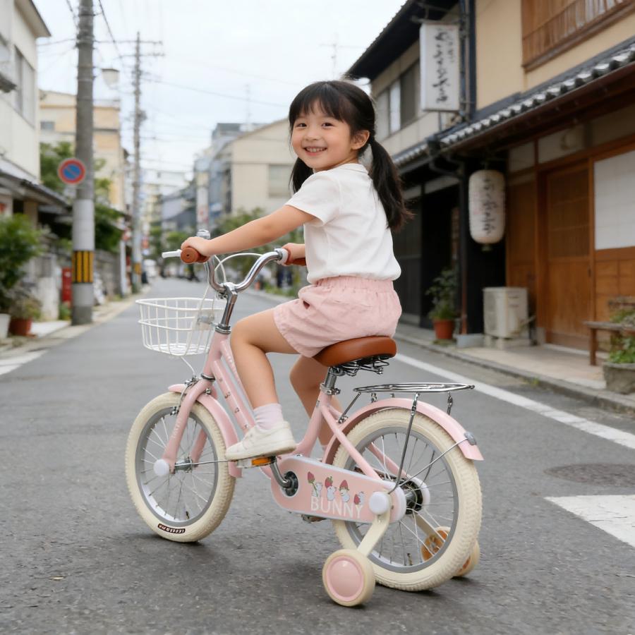 限定価格】子供用自転車 4歳 5歳 6歳 7歳 8歳 9歳 10歳 BUNNY 16インチ