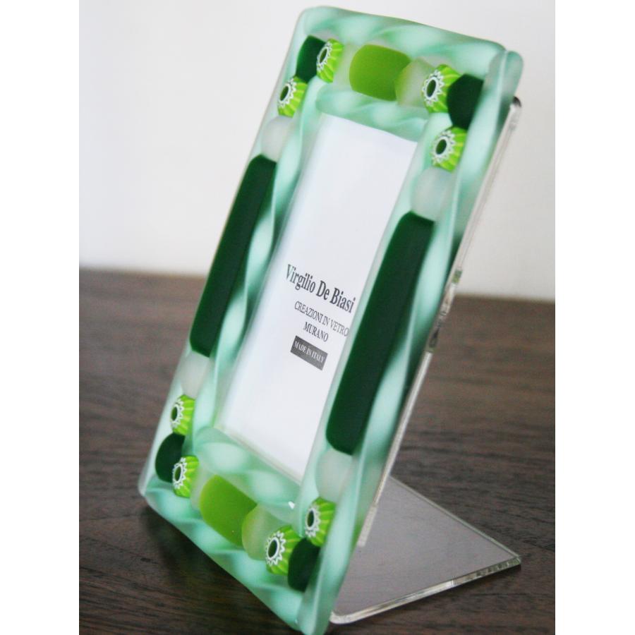 フォトフレーム 写真立て ベネチアングラス製 ベネチアガラス