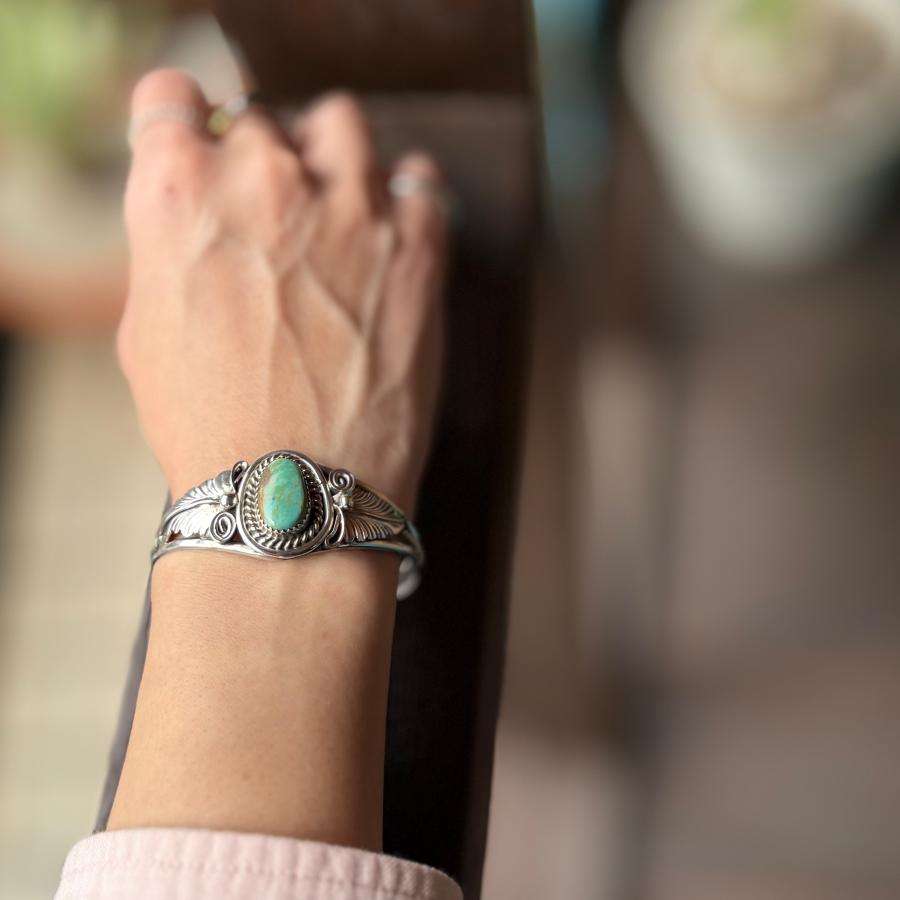 ターコイズバングル ナバホ インディアンジュエリー/ネイティブ