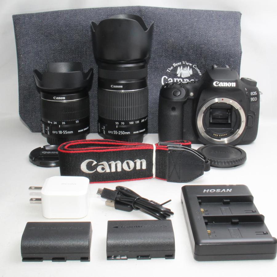 キヤノン Canon EOS 90Dダブルレンズセット 当店限定多数のオマケ付き
