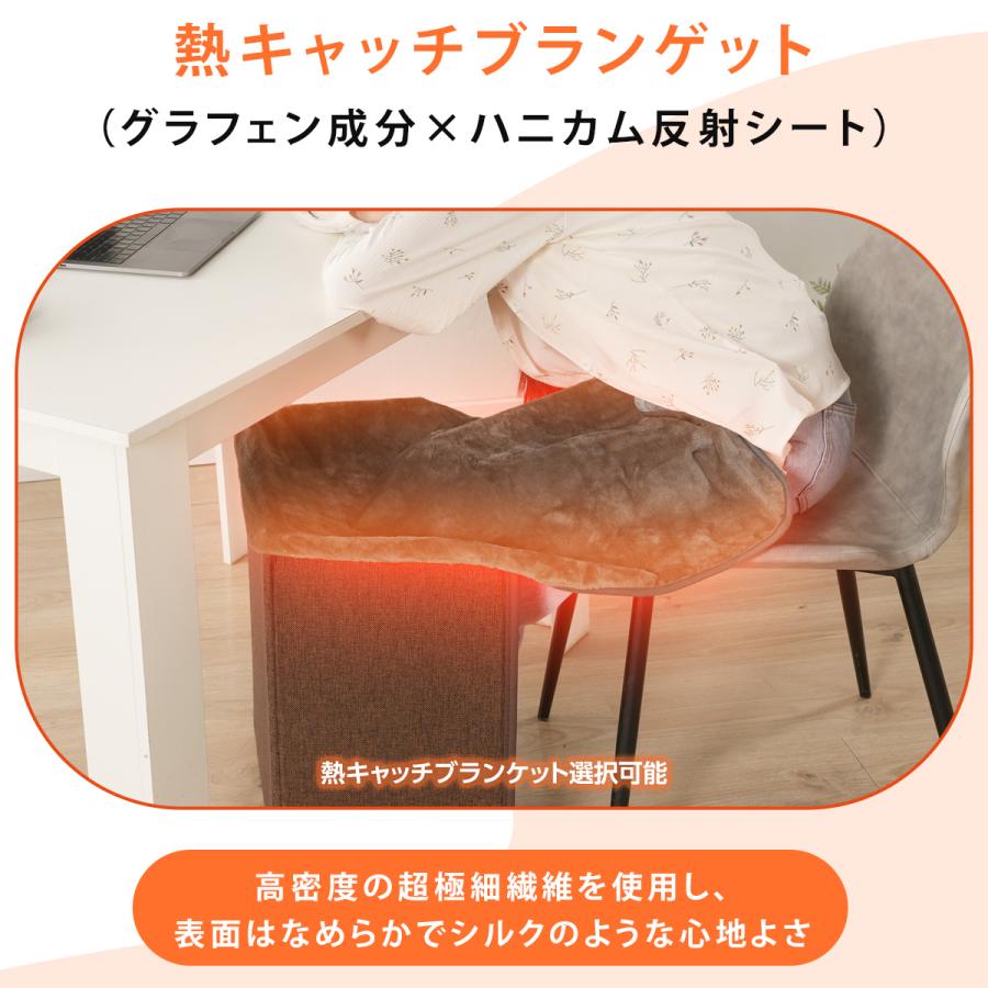 パネルヒーター 3面 折りたたみ デスク下 ペット用 タイマー 遠赤外線