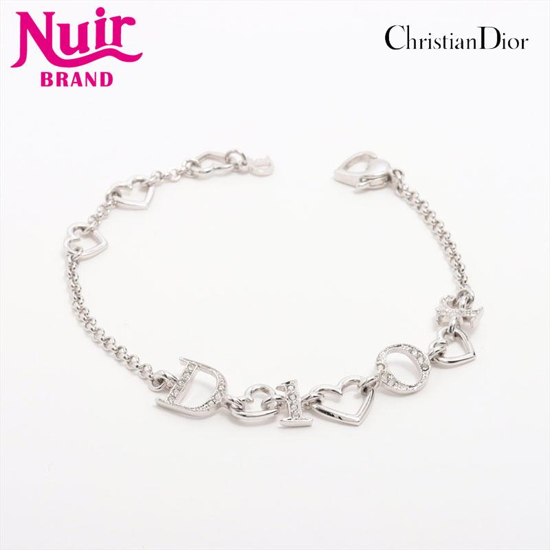 クリスチャンディオール Christian Dior ブレスレット ハート CD ロゴ