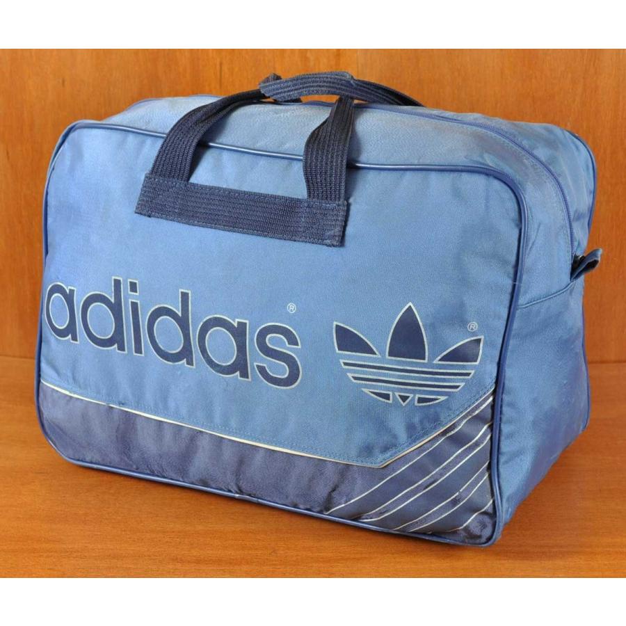 adidas（アディダス） ヴィンテージ スポーツ ボストンバッグ ブルー