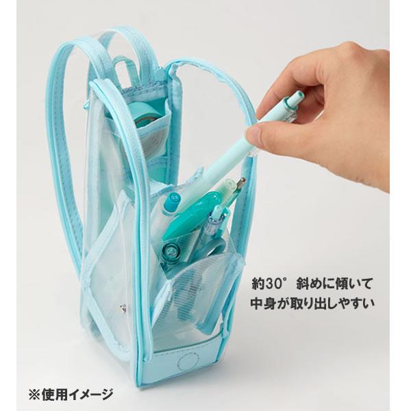 レイメイ藤井 デテクール クリア ペンケース ペンポーチ 筆箱 筆入れ